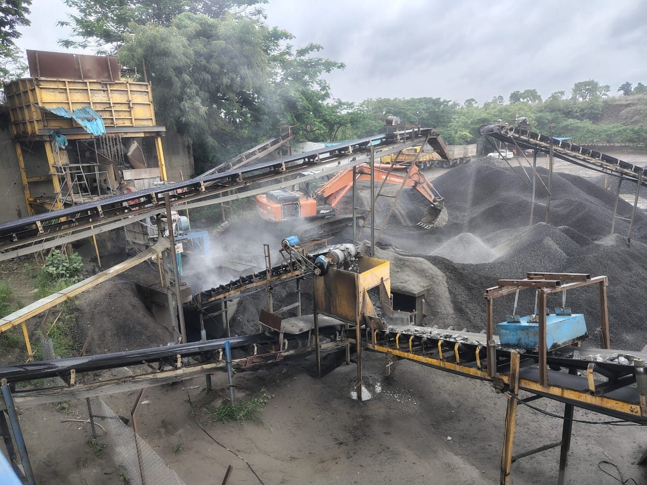 Crushing plant operations